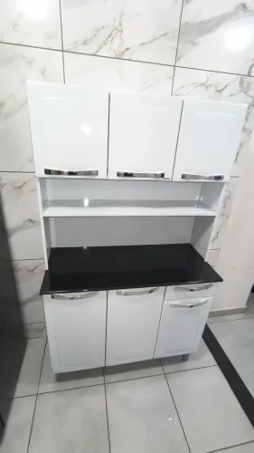 Armário de Cozinha Itatiaia Rose 6 Portas + 1 Gaveta ? Seminovo