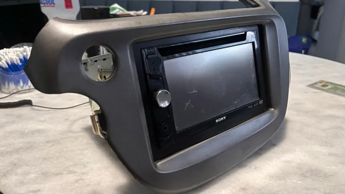 Sony XAV-W63 + Moldura Original Honda Fit 2012 + Bluetooth Baseus