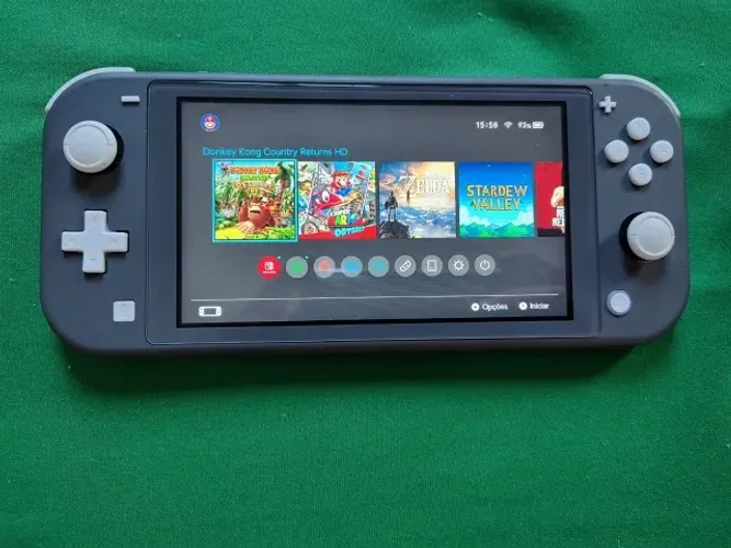 Nintendo switch lite desbloqueado 128gb cheio de conteúdo faço envio!
