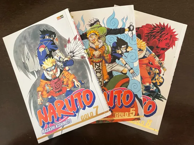 Mangá Naruto Gold Vol 1-9 e 11-13