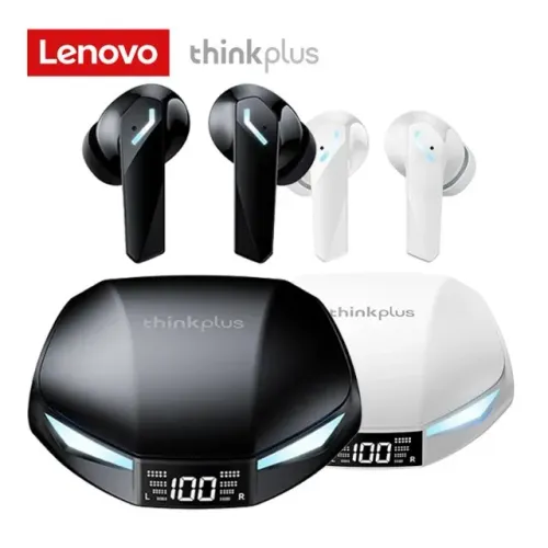Fone de Ouvido Sem Fio Bluetooth Lenovo XT53 Display de Bateria Hi-Fi À Prova d'Água Lança