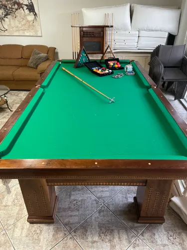 MESA DE SINUCA PROFISSIONAL COMETA ? EXCELENTE ESTADO | CONJUNTO COMPLETO