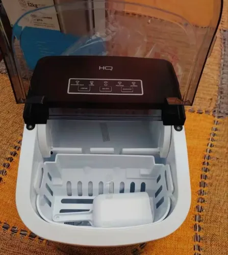 Máquina de Gelo HQ 12kg Turbo Ice Premium Inox na Caixa