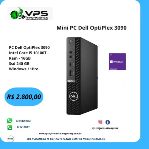 DELL MINI CORE I5 OPTIPLEX 3090 10 GER.