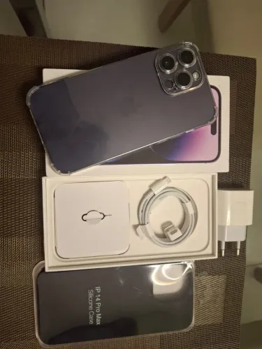 IPHONE 14 PRO MAX 256G (COMPLETO COM CAIXA E NOTA)