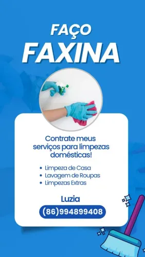 Faço faxina