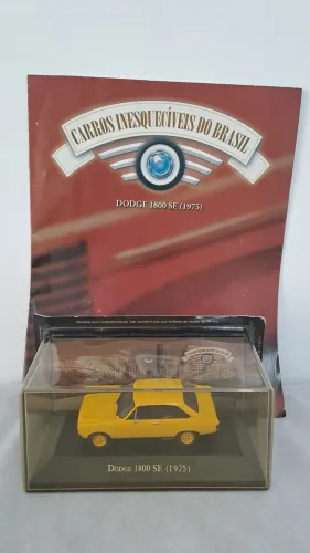 MT Dodge 1800 SE Miniatura Antiga Carros Inesquecíveis do Brasil 1:43 Blister e Revista