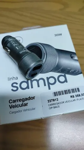 Carregador veicular original Iplace