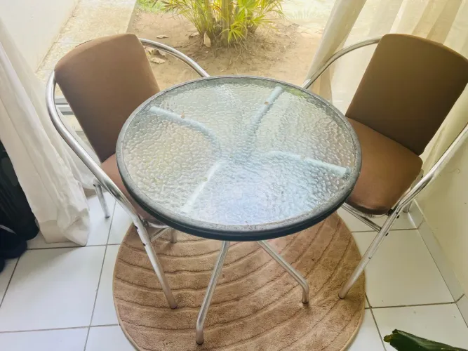 Conjuntos de mesa e cadeira para varanda 