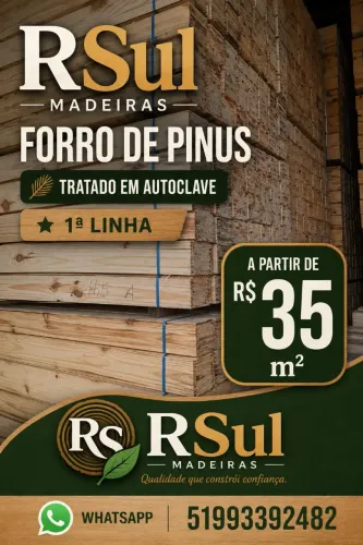 Forro Tratado em Autoclave 