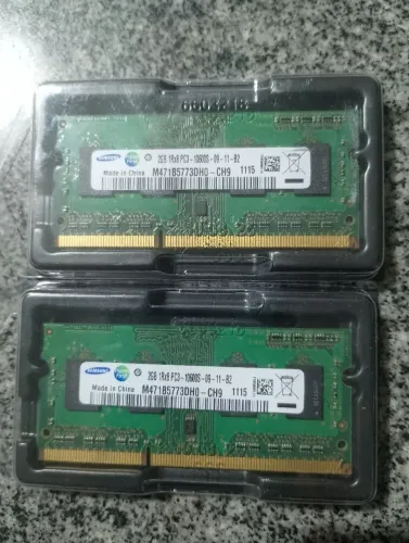 Memória RAM notebook DDR3 1333 Mhz 2x 2Gb