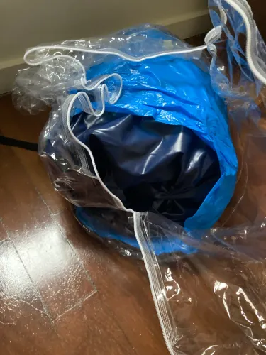 Colchão inflável casal usado 1 vez