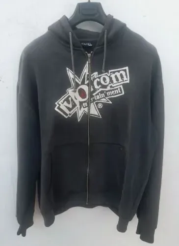 moletom volcom canguru cinza tamanho m
