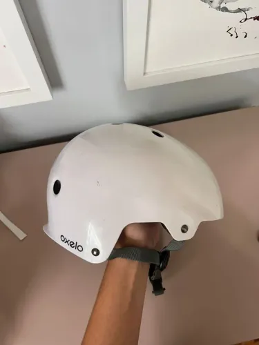 Capacete oxelo branco