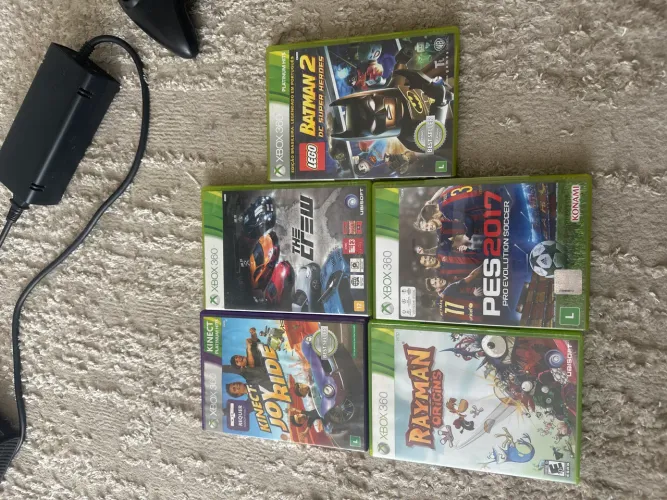 Vendo todos esses jogos de Xbox 360 juntos