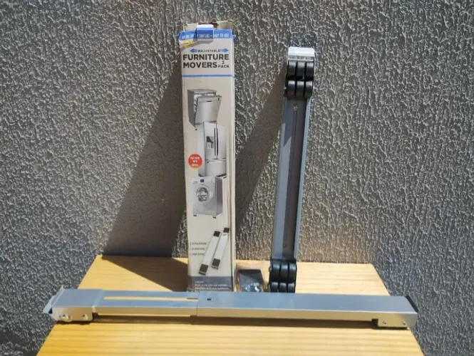 Suporte Ajustável com Rodinhas Para Máquina de lavar, Geladeira, Fogão...