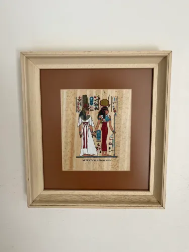 Quadro madeira Egito