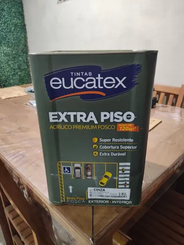 Tinta Extra Piso Eucatex Cinza - 18 Litros 