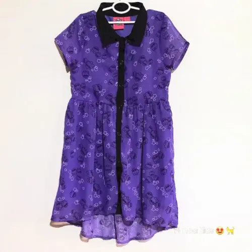 Vestido infantil oficial da Monster High, tam 6
