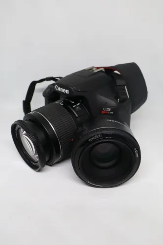 Canon Eos Rebel T100 + 18-55 E 50mm 1.8 + Cartão 32gb C/wifi