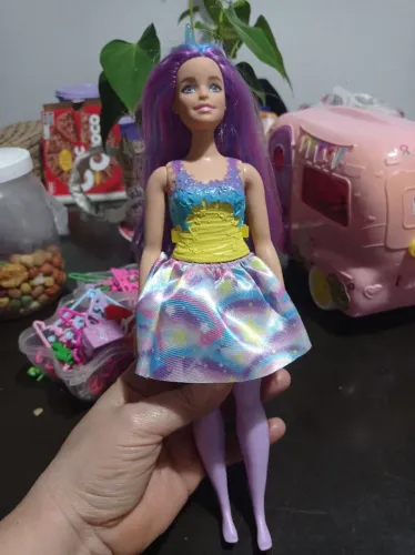 Barbie Dreamtopia Unicórnio chifre azul