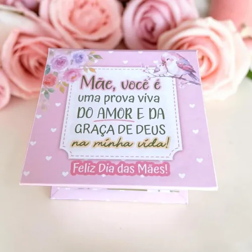 Caixinha Cartonada Dia das Mães - Pronta Entrega 
