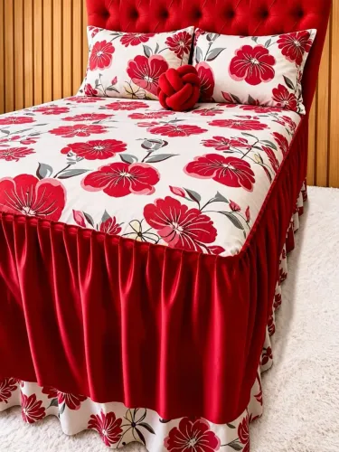 Colchas com babado de luxo