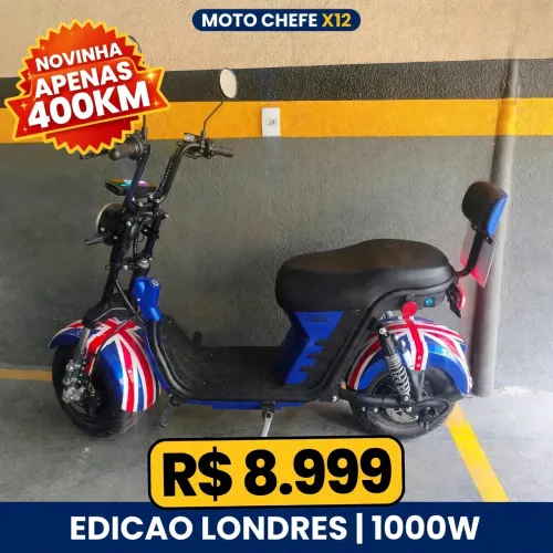 SCOOTER ELÉTRICA MOTO CHEFE  1000W - EDIÇÃO LONDRES