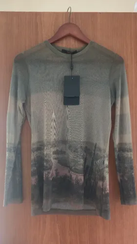 Blusa em tule Animale 