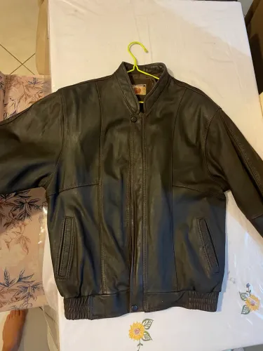 Jaqueta de couro vintage