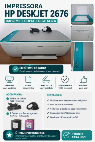Impressora HP Deskjet 2676