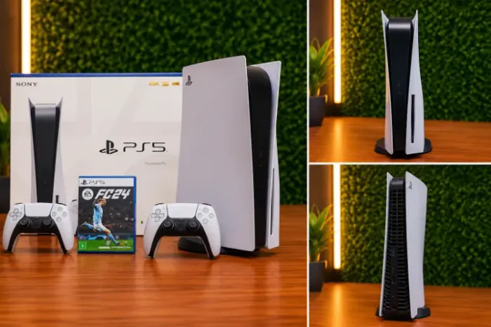PS5 Midia Fisica + 2 Controles + Jogos Aceito trocas