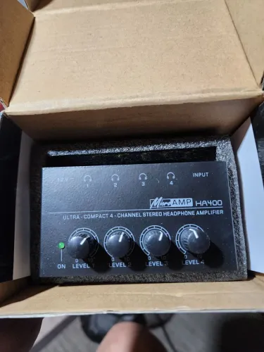 Mini amplificador fones retorno Microamp HA400