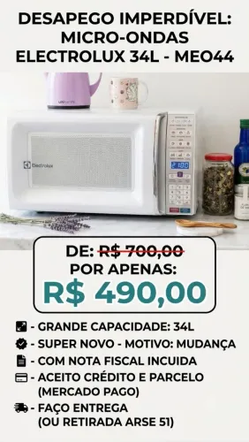 Microondas Eletrolux