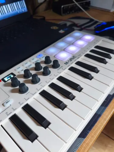 M-VAVE SMK25 - Mini Teclado MIDI 25 Teclas