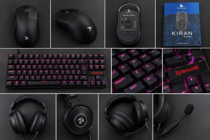 Kit gamer Redragon + Darmoshark