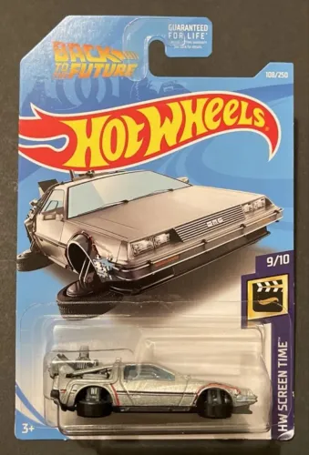 Carro Hotwheels de Volta pro Futuro LACRADO (ENCOMENDA)