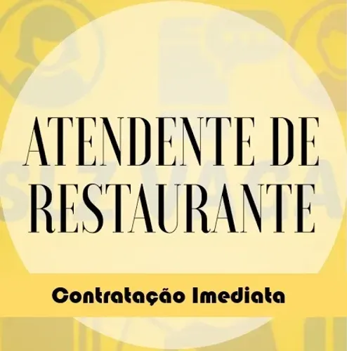 Atendente de Restaurante
