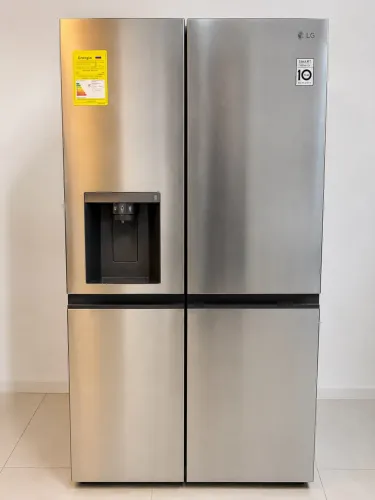 LG Side by Side 637L Inverter Inox | Dispenser de Água | Excelente