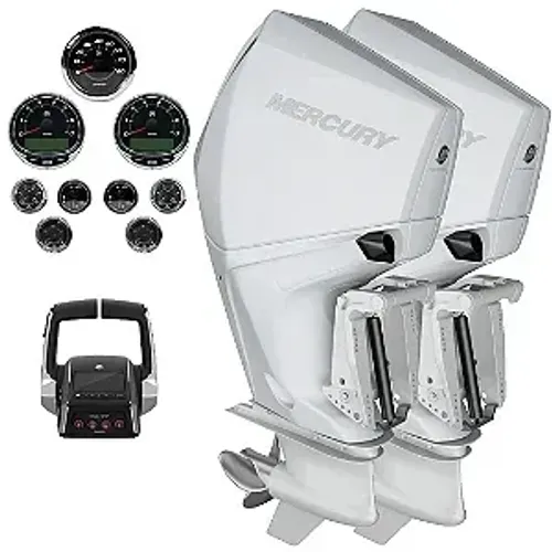 Parelha Mercury 300HP DTS BRANCO - Motores Novos