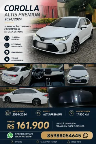 Toyota Corolla Altis 2.0 Flex 16V Aut. 2024