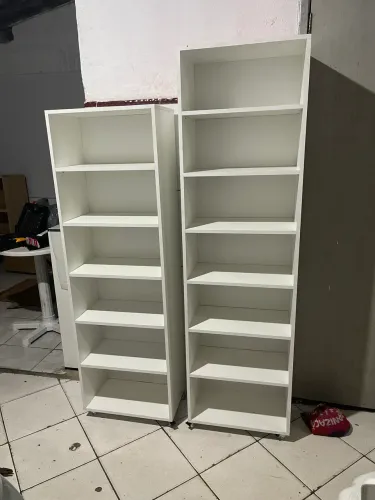Sapateiras em mdf branco