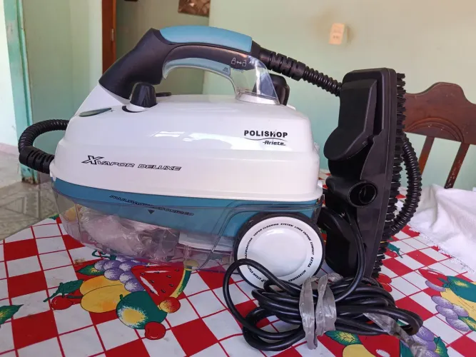 Limpador A Vapor Xvapor Deluxe Ariete Polishop Cor Branco nunca usado