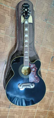 Violão epiphone ej200 com bag