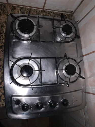 Fogão cooktop inox