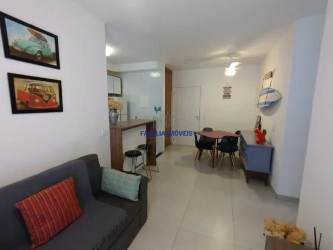Apartamento à venda 2 quartos sacada vaga Marapé Santos/SP