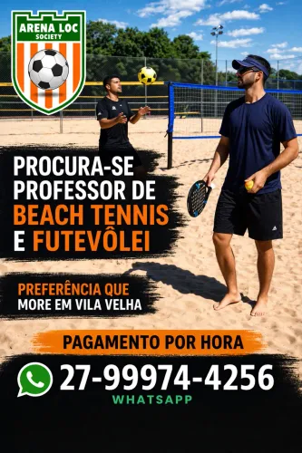 Professor de Beach Tennis e Futevôlei - Vila Velha