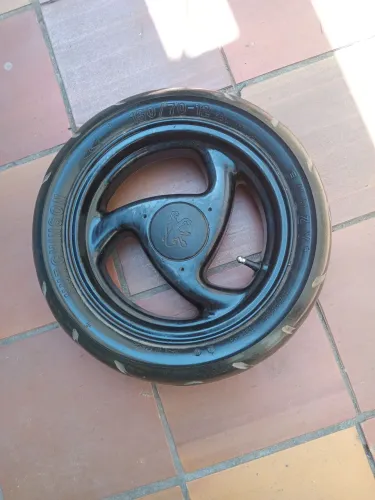 Roda traseira peugeot speedake aro 12 original