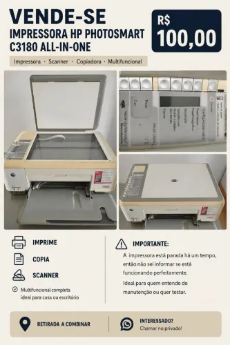 Impressora não sei se está funcionando