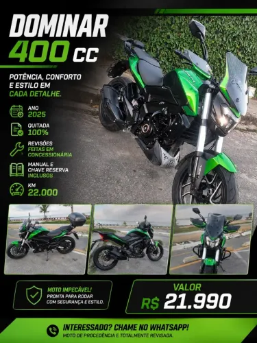 Dominar 400 impecável 